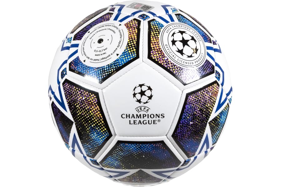 UEFA Champions League Football, Size 5, Officially Licensed, Training, Match, Merchandise, Collectible For Kids and Adults, G