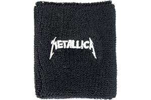 Metallica Logo - Wristband Sweatband Black