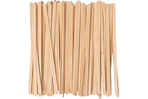 GUSTO Comfy Package Drewniane mieszadła do kawy o średnicy 500 cm, biodegradowalne, ekologiczne mieszadła do drewna do kawy i koktajli