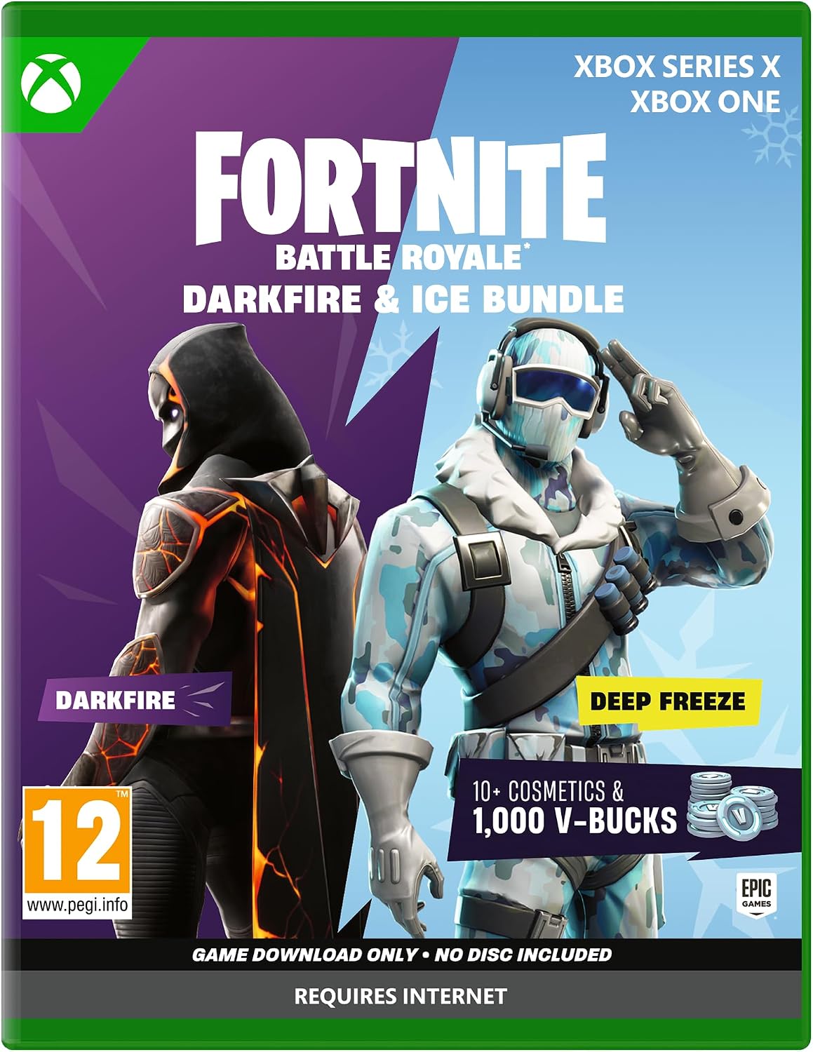 Fortnite – Darkfire & Ice Bundle (Download Code in Box) - Xbox