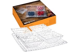 Nachtmann 5-częściowy zestaw do serwowania, 1 x talerz (28 x 14 cm) + 4 x miski (12 x 12 cm), szkło kryształowe, Bossa Nova, 0090023-0