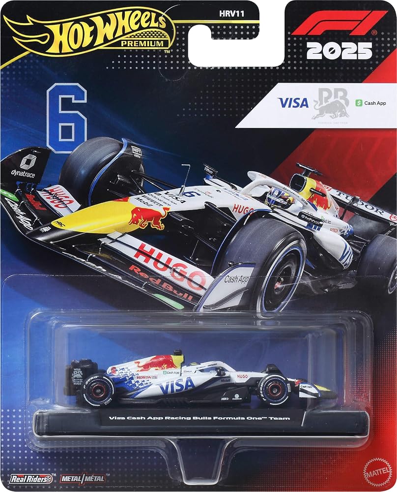 Hot Wheels F1 Racing Bulls Hadjar 1:64 ölçekli, JKD91