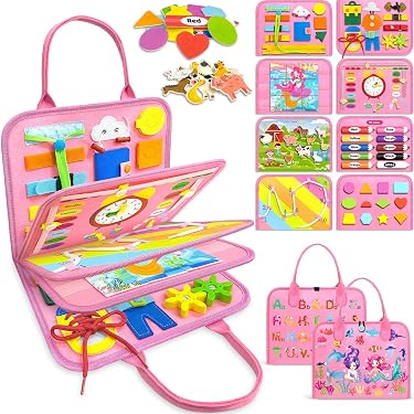gotyou Montessori Busy Board Feltro Fattoria Occupato Busy Board (R9S