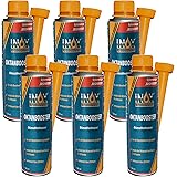 INOX® Oktanbooster Benzin Additiv, 6 x 250ml - Erhöht Oktanzahl & Motorleistung und reduziert den Kraftstoffverbrauch