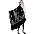 SWI WITH LABEL Women's Kashmiri Hand Embroidered Pure Wool Shawl