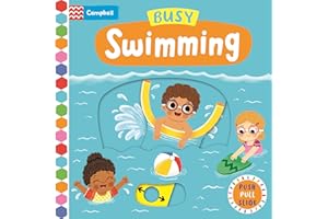 Busy Swimming: A Push, Pull, Slide Book (Campbell Busy Books, 12)