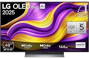 LG OLED48G56LS TV 48" (121 cm) OLED evo Fernseher (α11 4K AI-Prozessor, webOS 25, Dolby Vision, bis zu 120Hz) [Modelljahr 2025]