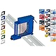 Shelly DIN Rail Holder for 16 Shellys: 1 Gen3, 1PM Gen3, 2PM Gen3, i4 Gen3, Plus 1, Plus 1PM, Plus 2PM, Plus i4, Plus 0-10V Dimmer, Wave 1, Wave 1PM, Wave 2PM, Wave Shutter, Wave i4 (Blue)