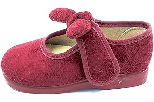 PULIDINES - Mercedita para niña con Lazo en la Correa y Suela de Goma Bebé niña