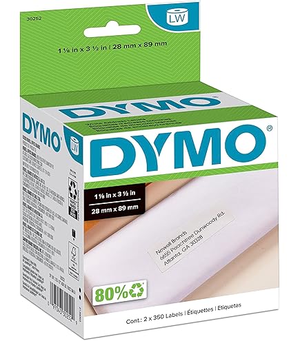 Aegis Adhesives - Compatible Labels Replacement For DYMO 30324 (2-1/8" X 2-3/4") Diskette Media & Veterinary - Use With Labelwriter 450, 450 Turbo, 4XL Printers (12 Rolls
