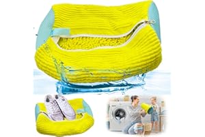 PICKONA Shoe Washing Machine Bag | Trainer Washing Machine Bag | 360° Deep Cleaning Laundry Shoe Bag for Washing Machine | Shoe Cleaning Bag with Zipper for Canvas, Sneak