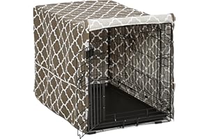MidWest Homes for Pets CVR-30 Housse de cage pour chien avec tissu protecteur en téflon, housse de protection pour cage de chien adaptée aux caisses MidWest et New World de 76,2 cm de long