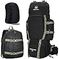 Hyper Adam 95L Detachable Bag & Rain Cover, Chest Strap, Load Adjustment Straps, Trekking & Traveling Bag for Men & Women Rough & Tough Backpack For Trekking And Travelling