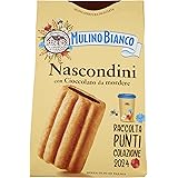 Mulino Bianco Biscotti Frollini Nascondini con Cioccolato da Mordere, Senza Olio di Palma, Colazione Ricca di Gusto, 330 g