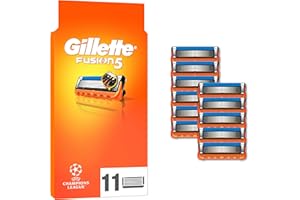 Gillette Fusion5 Blades, Men's Shaving Refills Pack of 11, Precision Trimmer, Anti-Friction Razor
