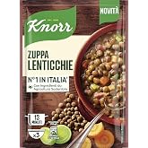 Knorr Lentil Soup, Ready Meals Knorr with Vegetables from Sustainable Farming, No Dyes, Rich in Fibre, High in Protein, 133g