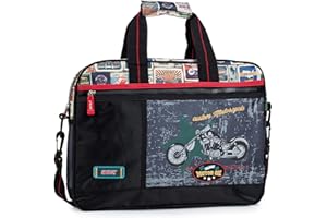 SKPAT - Porte-Documents Extra-Scolaire pour Enfants. Portefeuille en Toile imprimée. pour Livres et cahiers. Format A4. Pratique Léger Confortable.