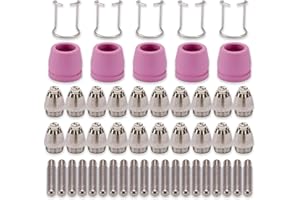 KERUE SG-55 AG-60 WSD-60 Plasmaschneider, Schneidbrenner, Düsen, Verbrauchsmaterialien-Set, 50 Stück