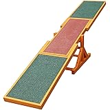 Bascula agility dog 180x30x30cm Altalena per cani di taglia grande e piccola Addestramento Ostacoli