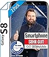 [2 Stück] 3D Schutzfolien kompatibel mit Samsung Galaxy S8 - [Made in Germany - TÜV Nord] – HD Displayschutz-Folie - Hüllenfreundlich – Transparent – kein Glas sondern Panzer-Folie TPU - Klar