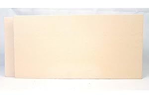 HS-KAMINE 2 Stück Schamotte 40x20x4 cm Schamotteplatten Schamottstein