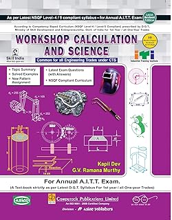 W-SHOP CALCN. & SCIENCE (COMMON FOR ALL NSQF LEVEL 4/5 SYLL.)