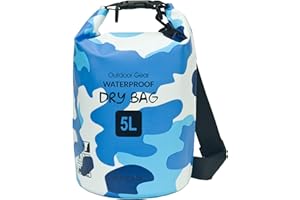 YUMQUA Waterproof Dry Bag Backpack 5L/10L/20L/30L/40L, Roll Top Floating Waterproof Storage Bags for Kayaking, Boating, Swimming, Hiking, Camping and Fishing