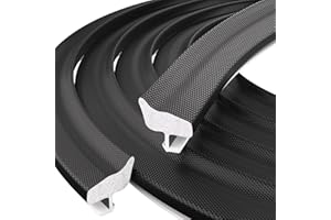 KAYLEINSTER Joint Porte Fenetre Isolation Froid et Phonique,Joint porte en mousse Joint Porte Entree,Joint Fenetre PVC,Boudin Porte D'entrée pour Isolation Phonique Porte,Joint Porte de Garage(Noir,10m)