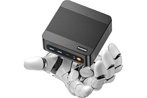 BOSGAME P6 Gaming-Mini PC, Ryzen 9 6900HX (Up to 4.9GHz), Radeon 680M GPU, 24 GB RAM 1TB PCIe SSD Mini Computer, HDMI/DP/USB-C, 4K 60Hz Triple Display, Dual LAN, Wi-Fi 6E, Bluetooth 5.3, Mrico PC