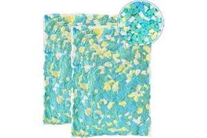 Welacer 4.4KG Memory-Schaumstofffüllung für Sitzsackfüller, Kissen Stuhl Kissen Hundebett Schaumstoffflocken Nachfüllung, Premium weich und großartig für Kissen Füllung, Multi Farbe und Form