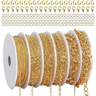 Lascivious 100 Cordini Per Collane Con Moschettone – Nylon Cerato 1,5mm X 45cm – Fai Da Te