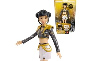 Mattel KPop Demon Hunters HUNTR/X Zoey "Golden" Singing Doll in Removable Signature Outfit with 5 Articulated Joints Movie Inspired JRN42