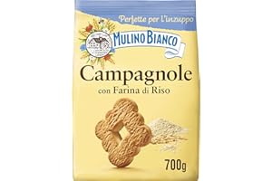 Mulino Bianco Biscotti Frollini Campagnole, Colazione Ricca di Gusto, 700g