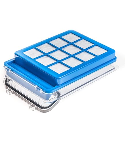 Vhbw set di 1x filtro in spugna, 1x filtro in tessuto compatibile con Philips PowerPro Ultimate FC9920/09, FC9920/19, FC9920/69, FC9921 aspirapolvere | Leroy Merlin