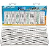 AUKENIEN 1206 SMD Resistor Assortment Kit 45 Values 1800pcs 0R to 10M Ohm 1/4W SMT Chip Resistors Assorted with ±5% Tolerance