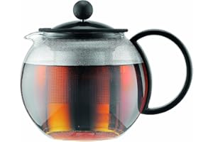 Bodum ASSAM Teiera, filtro in inox, 0.5 l Nero