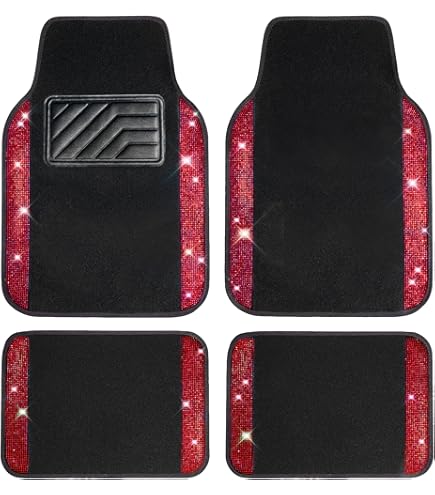 Kit Tappetini Auto QUEMAR Su Misura - Moquette E Gomma, 2 Anteriori + 2 Posteriori, Ricamo Personalizzato, 100% Made In Italy