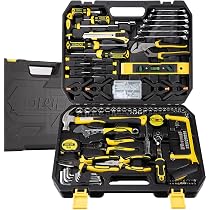 Set Attrezzi Da Riparazione Domestica DOWELL 24 Pezzi – Borsa Portautensili Inclusa, Manici In TPR E Acciaio Cromato, Kit Compatto Per Piccole Manutenzioni
