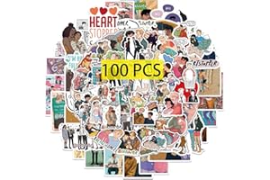 GTOTd Heartstopper Stickers (100Pcs) BL Comics LGBTQ House Merch Vinyl Water Bottle Luggage Guitar Skateboard Cute Aesthetic Manga Gifts for Teens