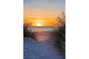 MXJSUA DIY Diamond Painting Kits for Adults Landscape Sunset Diamond Art Paint with Round Diamonds Full Drill Gem Art Painting Kit for Home Wall Decor 30x40cm