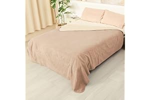 Kritter Planet Waterproof Dog Blanket for Bed, Dog Car Blanket Sofa Covers Furniture Protector for Bed Couch Car Seat, Comfortable Washable Reversible Leak Proof Pet Throw Blanket, 203 x 229 cm, Camel