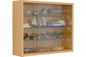 VCM Drivalo S Hanging Glass Display Cabinet Dimensions: H 40 x W 50 x D 12 cm Modern and Space-Saving