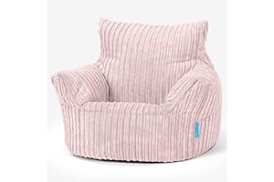 Lounge Pug - CORD - Childrens Armchair - Kids Bean Bags UK - Toddler Chair Beanbag - Blush Pink