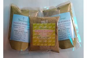 Yauvanya Combo 2X100 g Indigopulver + 100 g Henna-Pulver…