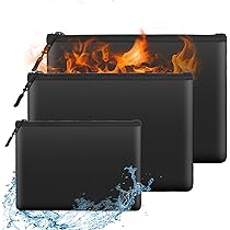 Porta Documenti Auto JABNOW - 3 Misure Ignifughi E Impermeabili | Per Libretto, Passaporto, Contanti - Foto 4