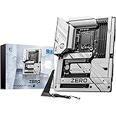 MSI Z790 Project Zero Motherboard, ATX Rear Connectors - For Intel 14th, 13th or 12th Gen, LGA 1700 - VRM DrMOS 55A, DDR5 Mem