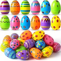12 Œufs De Pâques à Remonter JOYIN - Lapins Et Poussins Sauteurs - Jouets Surprise Pour Chasse Aux Œufs
