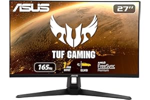 ASUS TUF Gaming VG279Q1A - Ecran PC Gamer eSport 27" FHD - Dalle IPS - 165Hz - 1ms - 1920x1080 - 250cd/m² - Display Port & 2x HDMI - Haut-parleurs - AMD FreeSync Premium - Extreme Low Motion Blur