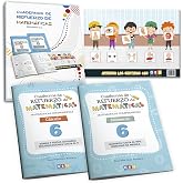 Pack Matem&aacute;ticas Comprensivas 3&ordm; trimestre 2&ordm; Primaria: Cuadernos de N&uacute;meros 6, C&aacute;lculo 6 y L&aacute;mina Did&aacute;ctica Aprendo los Sent