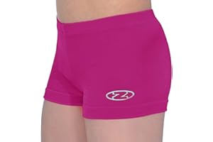 The Zone Smooth Velour Hipster Gymnastics Dance Shorts Z2000 (Cerise, 28 (7-8 years))